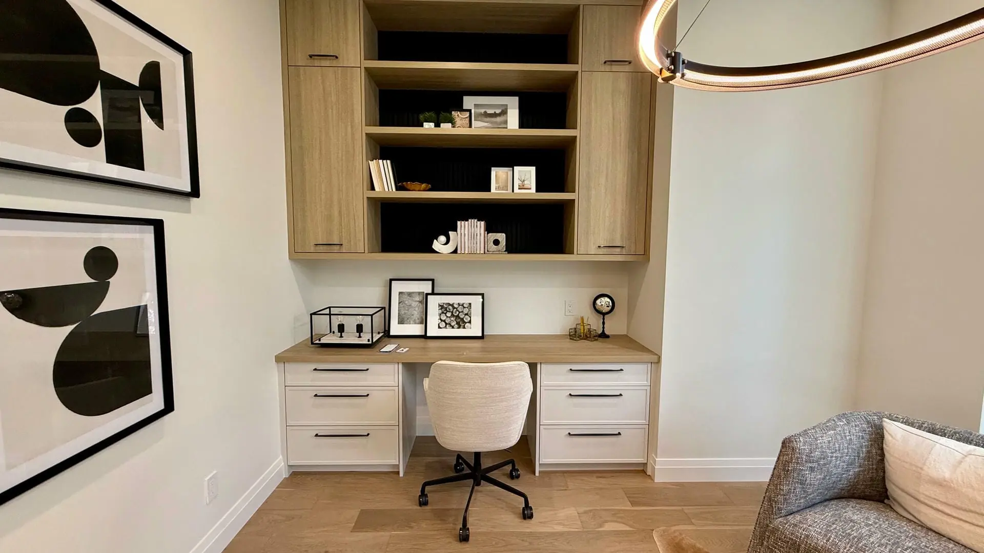 Warm modern interior